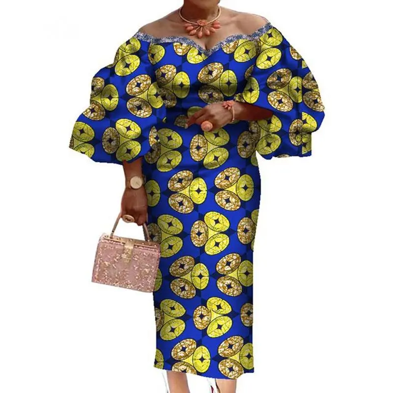 African Ankara Style Dresses for Women Ruffles Sleeve Dresses Party Wedding Long Dashiki Women Dress Custom Made Elegant Prom
African Ankara Style Dresses for Women Ruffles Sleeve Dresses Party Wedding Long Dashiki Women Dress Custom Made Elegant Prom