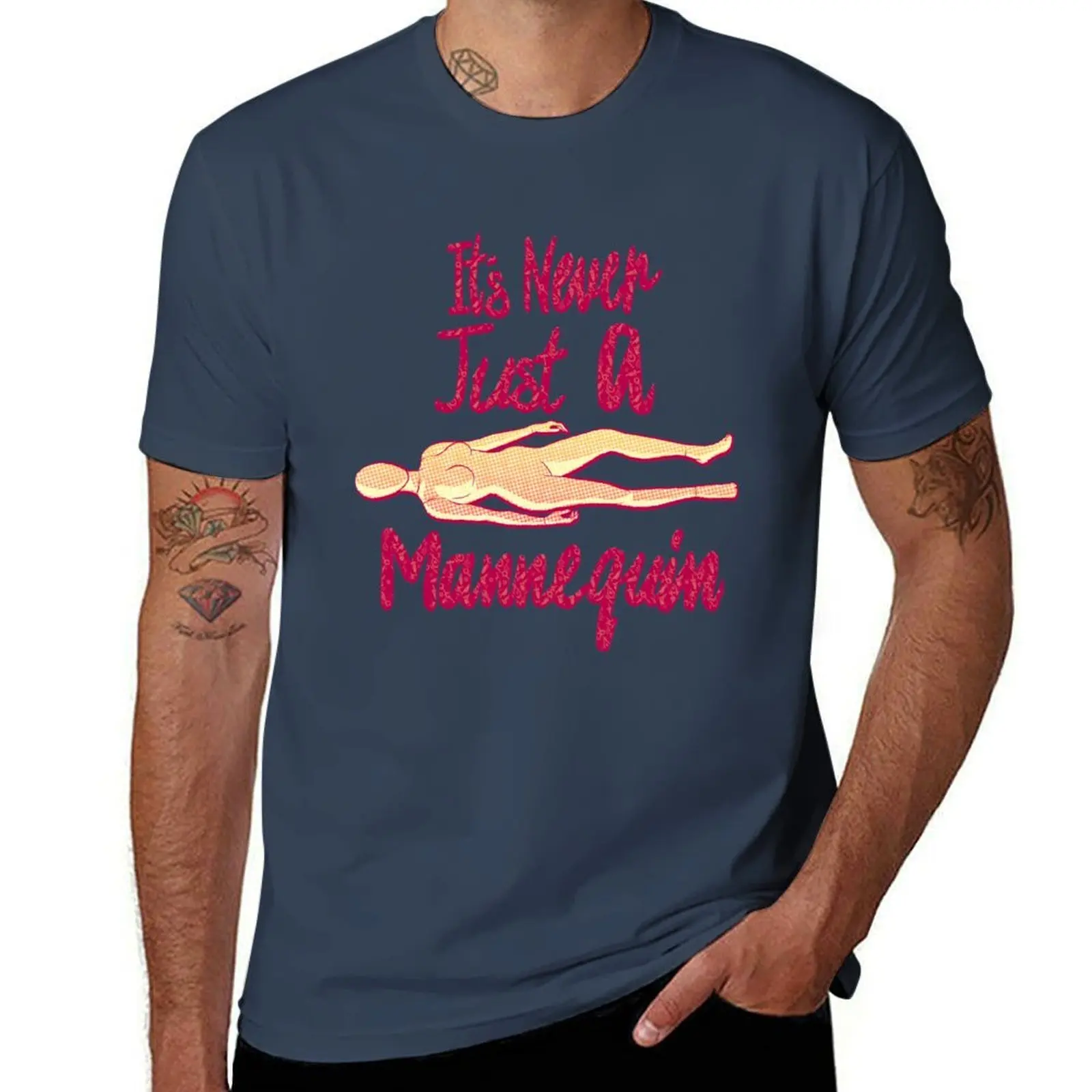 A Mannequin Just It's Never T-Shirt Minimalist Casual Short Sleeve Top
A Mannequin Just It's Never T-Shirt Minimalist Casual Short Sleeve Top