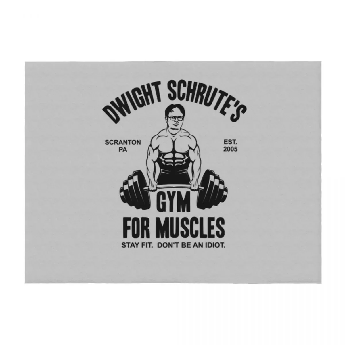 Dwight Schrute Gym For Muscles Throw Blanket Soft Winter beds Soft Big christmas decoration Blankets
Dwight Schrute Gym For Muscles Throw Blanket Soft Winter beds Soft Big christmas decoration Blankets