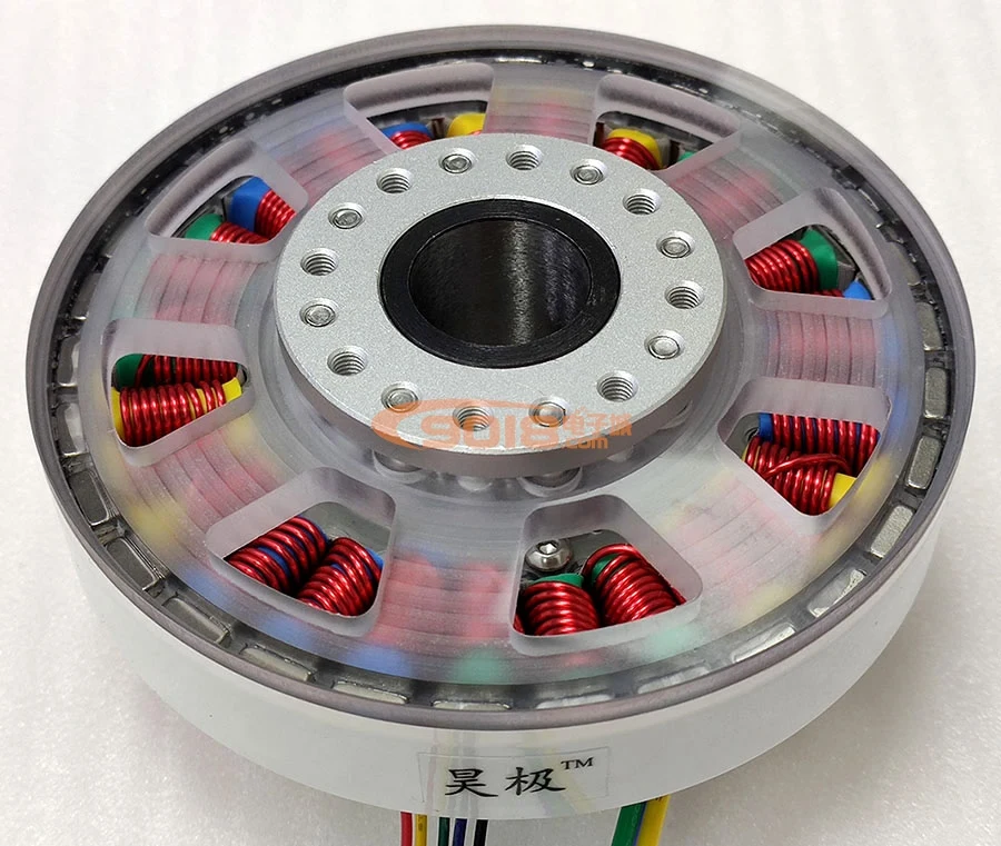 Haoji 300W Disc Brushless DC Motor 27N30P Hollow Shaft Flat Direct Drive Motor with Hall Sensor
Haoji 300W Disc Brushless DC Motor 27N30P Hollow Shaft Flat Direct Drive Motor with Hall Sensor