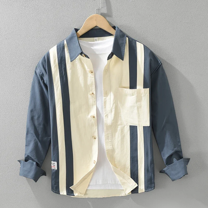 Men's 2024 Autumn Patchwork Breathable Cotton Shirts Four Seasons White Black M-3XL
Men's 2024 Autumn Patchwork Breathable Cotton Shirts Four Seasons White Black M-3XL