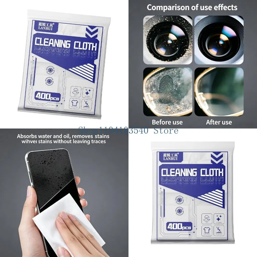 02DC Pack Of 400 NonAbrasive Lintless Cleaning Wipes For Display Maintenance And Technical Opticals Device Applications
02DC Pack Of 400 NonAbrasive Lintless Cleaning Wipes For Display Maintenance And Technical Opticals Device Applications