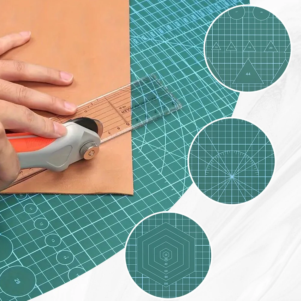 Self Healing Cutting Mat Gridded Cutting Board Double-Sided 3 Layer Cutting Pad 90CM Rotary Cutting Board for Sewing Quilting
Self Healing Cutting Mat Gridded Cutting Board Double-Sided 3 Layer Cutting Pad 90CM Rotary Cutting Board for Sewing Quilting