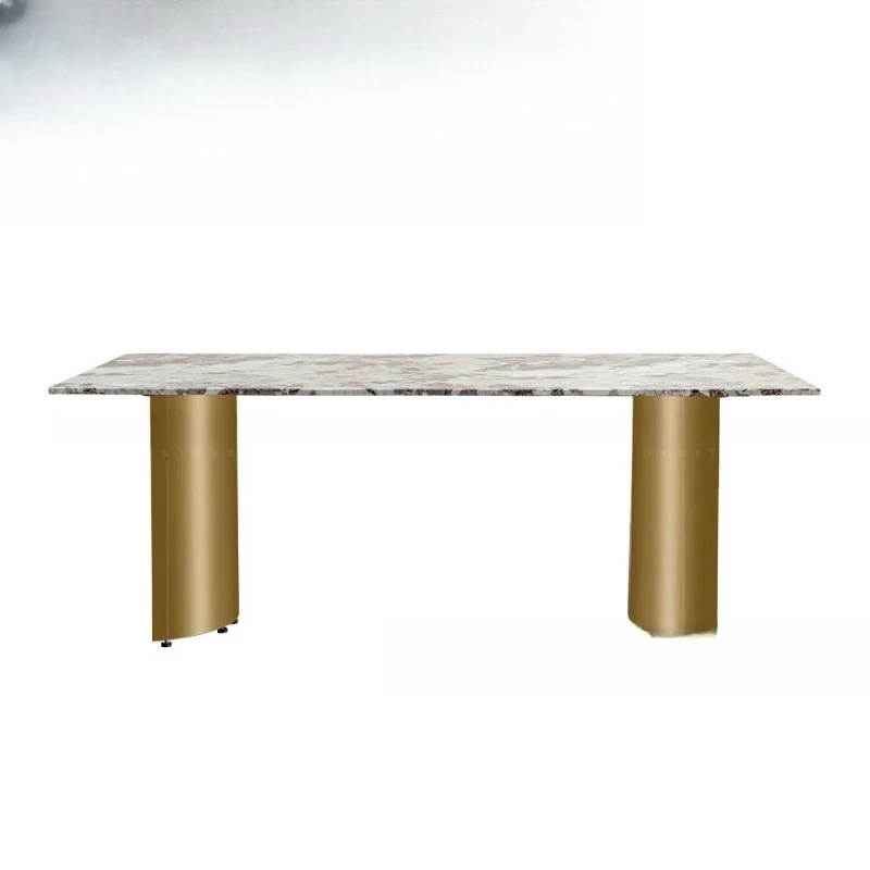 Light luxury natural marble dining table rectangular high-end large flat apartment 10 people dining table and chair combination
Light luxury natural marble dining table rectangular high-end large flat apartment 10 people dining table and chair combination