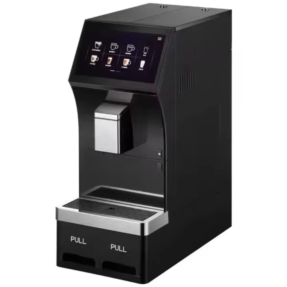 New Style 19Bar Pump Commercial Electric Automatic Coffee Machine Programmable Stainless Steel 10-Inch Touch Screen Hotel
New Style 19Bar Pump Commercial Electric Automatic Coffee Machine Programmable Stainless Steel 10-Inch Touch Screen Hotel