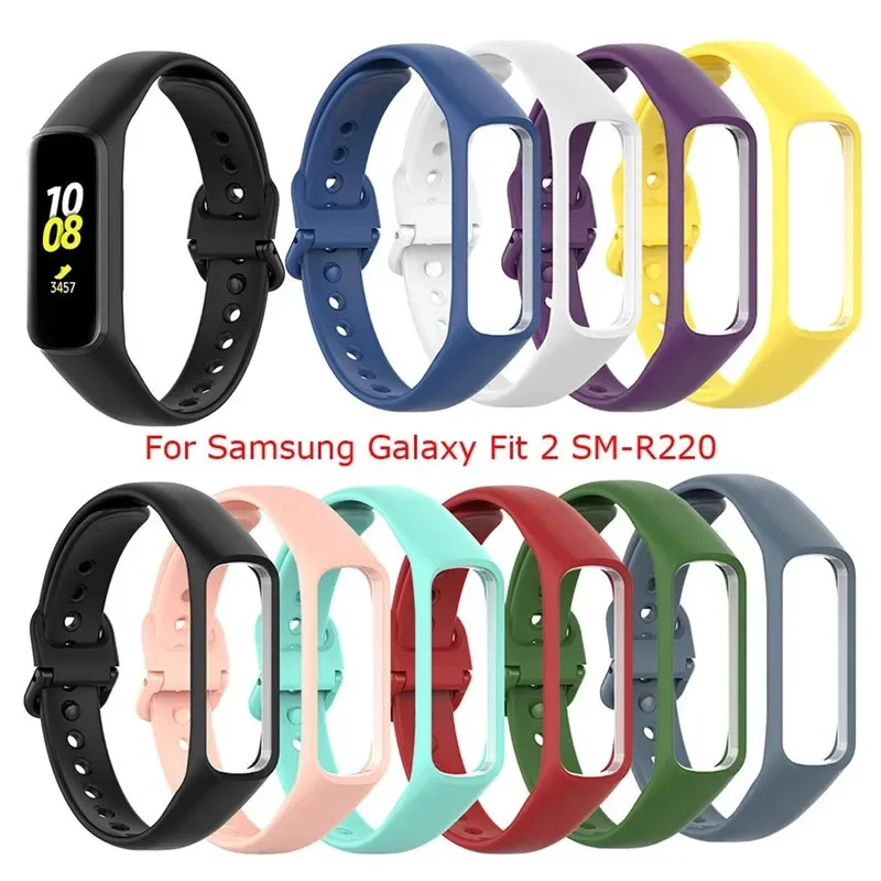 Silicone Strap For Samsung Galaxy Fit 2 SM-R220 Smart Watch Replacement Watchband Bracelet For Samsung Galaxy Fit2 Correa
Silicone Strap For Samsung Galaxy Fit 2 SM-R220 Smart Watch Replacement Watchband Bracelet For Samsung Galaxy Fit2 Correa