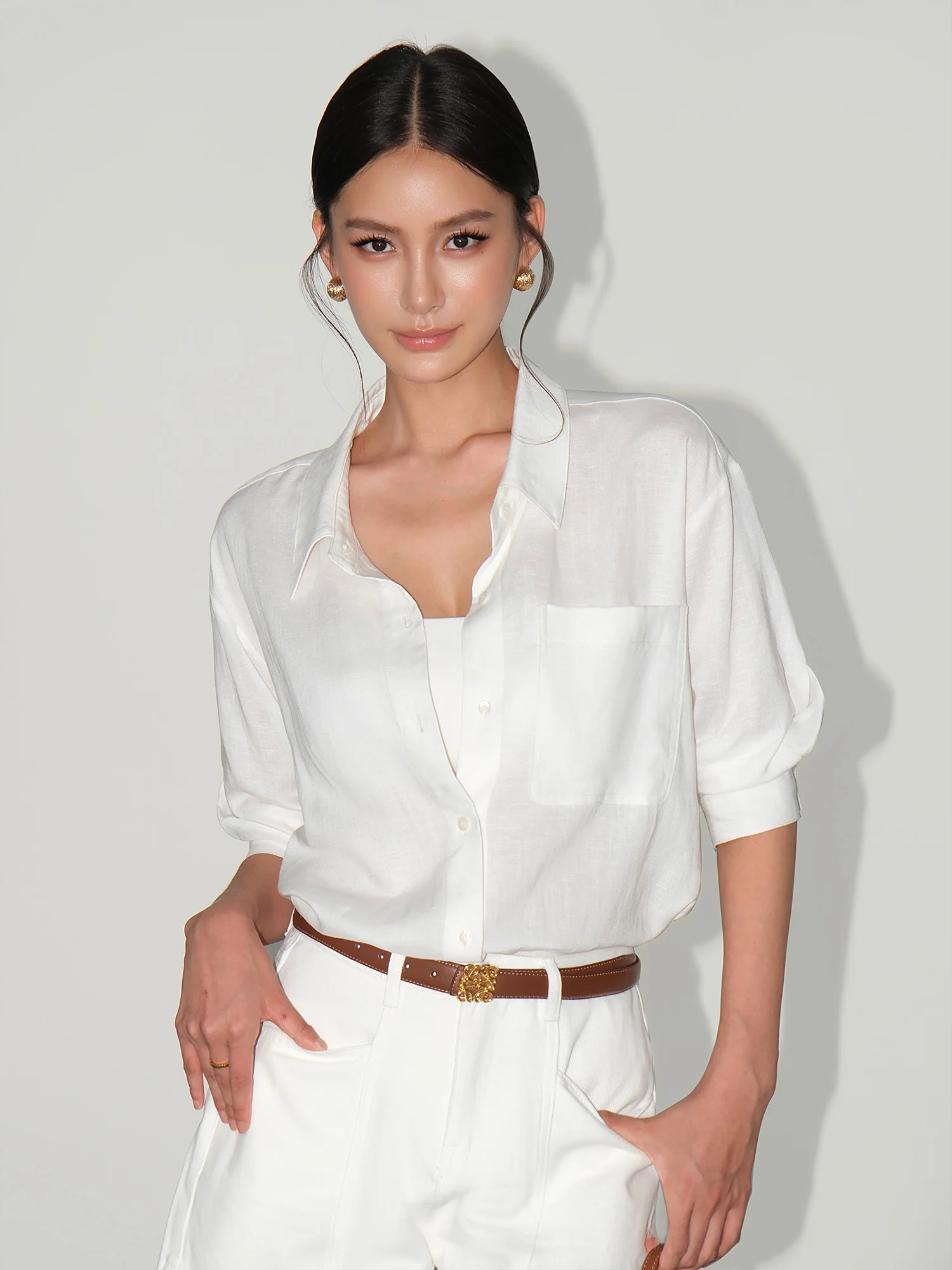 NEVA HU Повседневный льняной женский топ свободного покроя ort Sve Five-Quarter Sve Дышащий удобный топ средней длины
NEVA HU Повседневный льняной женский топ свободного покроя ort Sve Five-Quarter Sve Дышащий удобный топ средней длины