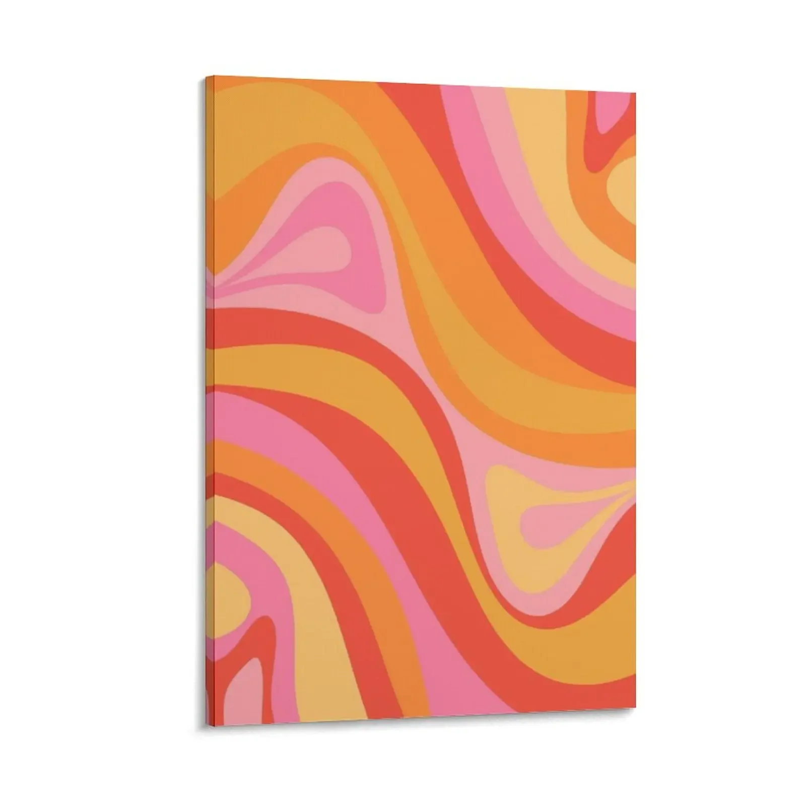 New Groove Retro Swirl Abstract Pattern Pink Orange Yellow Canvas Painting luxury home decor stickers & posters
New Groove Retro Swirl Abstract Pattern Pink Orange Yellow Canvas Painting luxury home decor stickers & posters