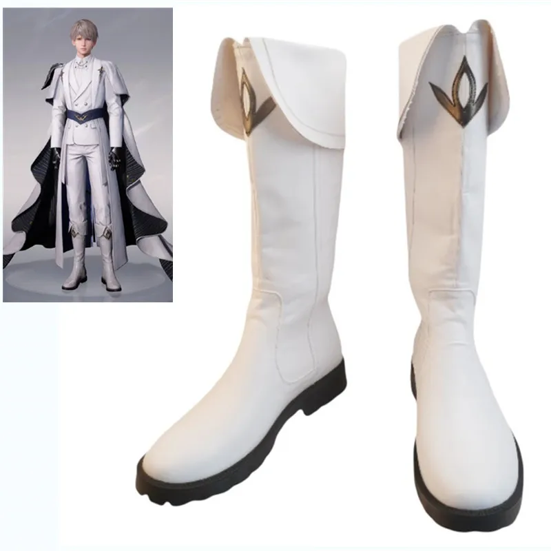 Love and Deepspace Xavier Cosplay Shoes Costume Boots White Faux Leather Boots
Love and Deepspace Xavier Cosplay Shoes Costume Boots White Faux Leather Boots