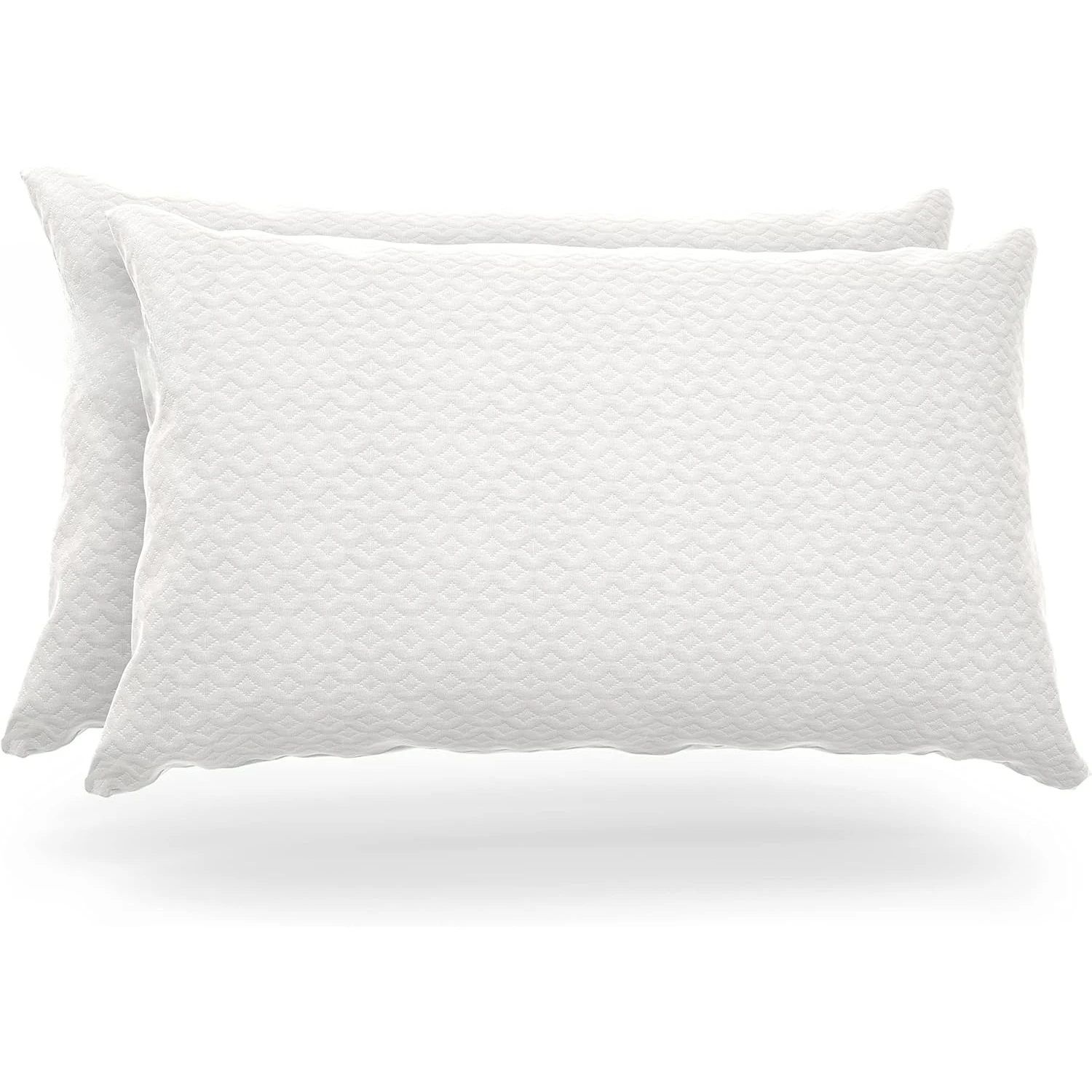 2-Pack Luxury Rayon Derived from Bamboo Shredded Memory Foam Pillow -Adjustable & Removable Fill-Cool & Breathable Cover (King)
2-Pack Luxury Rayon Derived from Bamboo Shredded Memory Foam Pillow -Adjustable & Removable Fill-Cool & Breathable Cover (King)