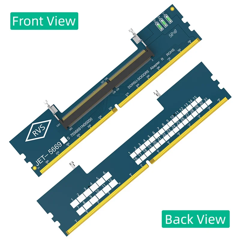 Превосходная карта памяти DDR5 для ноутбука в адаптер памяти DDR5 для настольных ПК SO преобразователь DDR5 в DDR5 U-DIMM
Превосходная карта памяти DDR5 для ноутбука в адаптер памяти DDR5 для настольных ПК SO преобразователь DDR5 в DDR5 U-DIMM