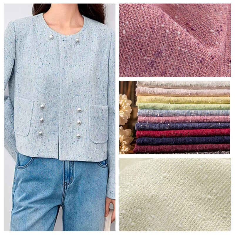 Tweed Fabric Thin By The Meter for DIY Bag Skirt Coat Suit Vest Dresses Upholstery Clothing Sewing Wearable Cloth Summer Blue
Tweed Fabric Thin By The Meter for DIY Bag Skirt Coat Suit Vest Dresses Upholstery Clothing Sewing Wearable Cloth Summer Blue