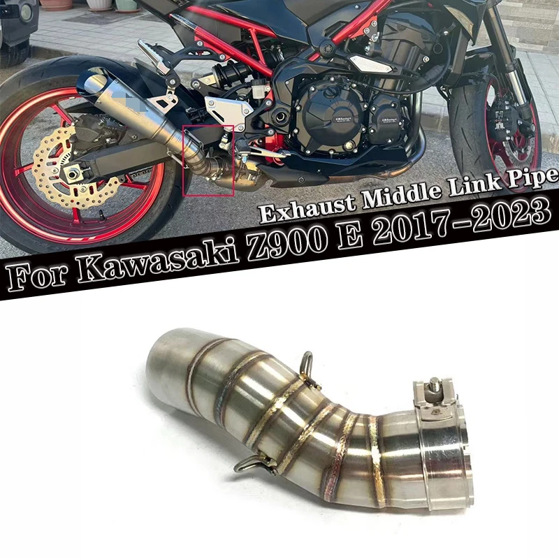 For Kawasaki Z900 2017-2021 Z900E z900 A1 A2 2017 - 2023 Motorcycle Exhuast Middle Link Pipe Escape Adapter 51mm Connect Pipe
For Kawasaki Z900 2017-2021 Z900E z900 A1 A2 2017 - 2023 Motorcycle Exhuast Middle Link Pipe Escape Adapter 51mm Connect Pipe