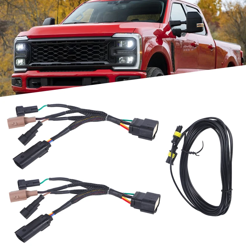 Halogen To Led Headlight Adapter Harness For Ford F-250 F-350 Super Duty 23-2024 PC3Z-13008-M PC3Z13008M PC3Z-13008-L PC3Z13008C
Halogen To Led Headlight Adapter Harness For Ford F-250 F-350 Super Duty 23-2024 PC3Z-13008-M PC3Z13008M PC3Z-13008-L PC3Z13008C