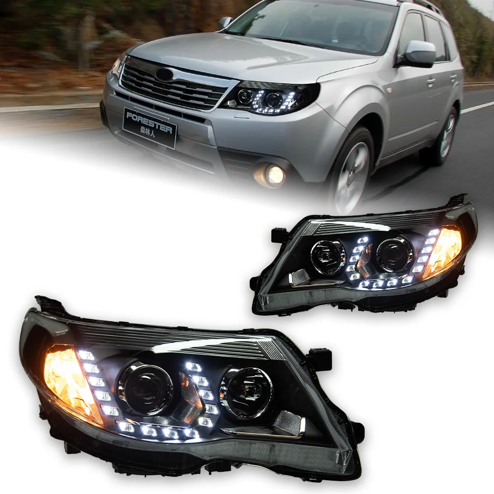 Фара AKD для Subaru Forester, светодиодная фара 2008-2012, фары Forester DRL, указатель поворота, дальний свет, линза проектора слезоточивого глаза
Фара AKD для Subaru Forester, светодиодная фара 2008-2012, фары Forester DRL, указатель поворота, дальний свет, линза проектора слезоточивого глаза