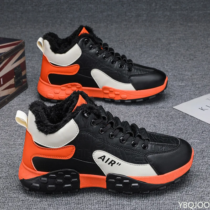 Зимние мужские модные повседневные кроссовки, высокие зимние ботинки, мужская теплая хлопковая обувь на платформе, мужские толстые кроссовки
Зимние мужские модные повседневные кроссовки, высокие зимние ботинки, мужская теплая хлопковая обувь на платформе, мужские толстые кроссовки