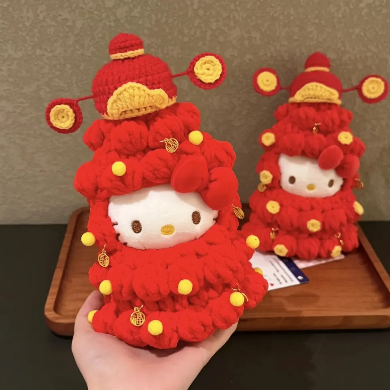 Sanrio Family Hello Kitty Tree of Wealth Plush Bag Pendant Cartoon Cute Doll Gift Decoration New Year Gift
Sanrio Family Hello Kitty Tree of Wealth Plush Bag Pendant Cartoon Cute Doll Gift Decoration New Year Gift