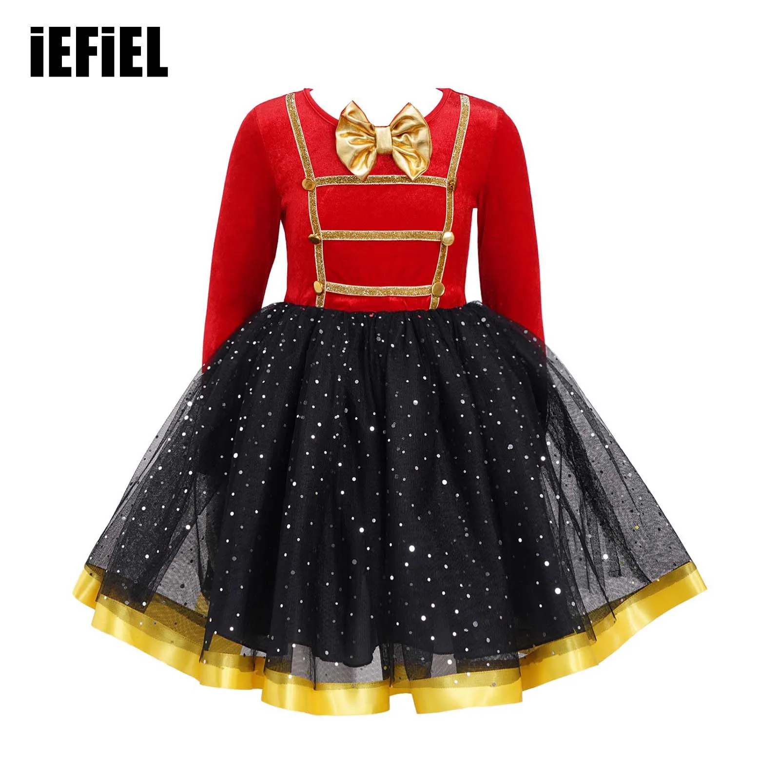 Kid Girl Circus Ringmaster Costume Bodice Sequins Mesh Tutu Dress Carnival Festival Christmas Jazz Dance Performance Outfit 4-14
Kid Girl Circus Ringmaster Costume Bodice Sequins Mesh Tutu Dress Carnival Festival Christmas Jazz Dance Performance Outfit 4-14