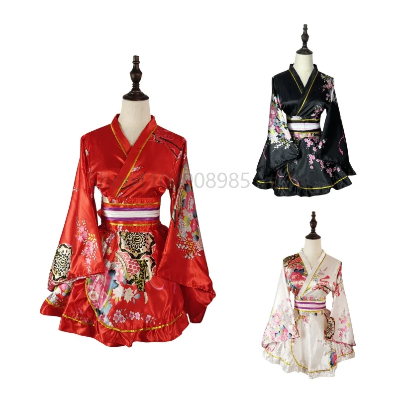Kimono Traditional Japanese Costume Dress for Women Sakura Yukata Japanese Kawaii Girls Anime Cosplay Stage Show Costumes
Kimono Traditional Japanese Costume Dress for Women Sakura Yukata Japanese Kawaii Girls Anime Cosplay Stage Show Costumes