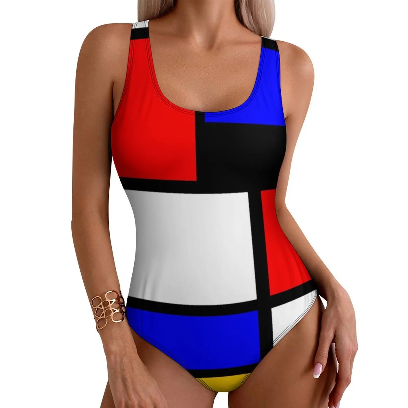 Multi Geometric Print Swimsuit Art Mondrian Style Push Up Swimwear One Piece Bathing Suits Swimsuits Sexy Graphic Beach Outfits
Multi Geometric Print Swimsuit Art Mondrian Style Push Up Swimwear One Piece Bathing Suits Swimsuits Sexy Graphic Beach Outfits