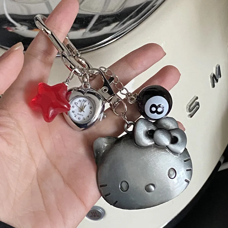 Creative Sanrio Hello Kitty Retro Metal Mini Love Pocket Watch Keychain Cute Cartoon Backpack Pendant Decoration Surprise Gifts
Creative Sanrio Hello Kitty Retro Metal Mini Love Pocket Watch Keychain Cute Cartoon Backpack Pendant Decoration Surprise Gifts