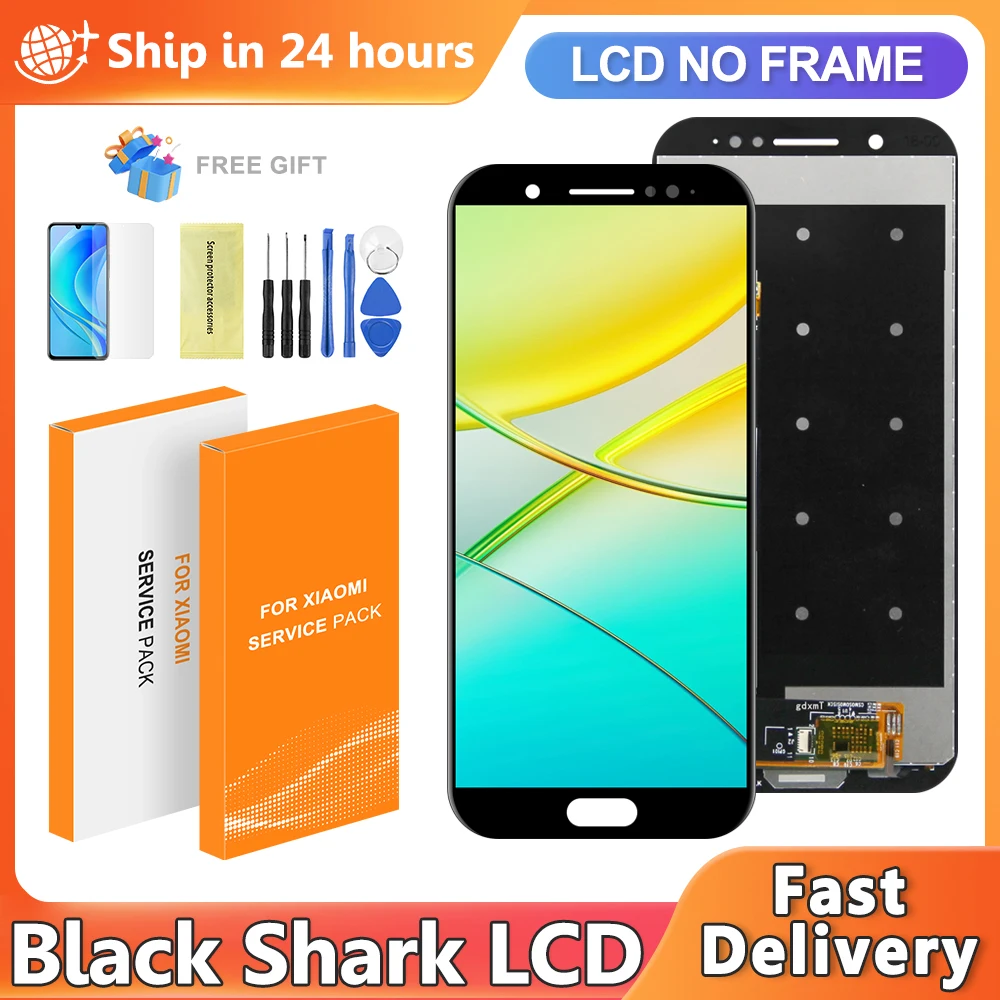 LCD For Black Shark Display Screen For Black Shark 1 LCD Display Touch Screen Digitizer Assembly Black Shark Screen Replacement
LCD For Black Shark Display Screen For Black Shark 1 LCD Display Touch Screen Digitizer Assembly Black Shark Screen Replacement