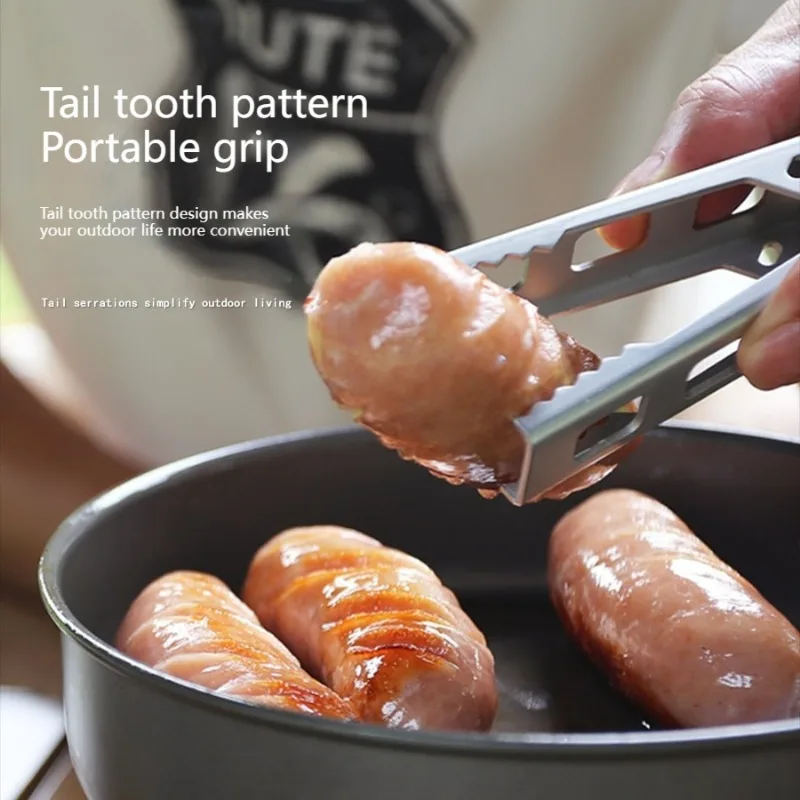 Portable Outdoor Anti-Scalding Food Clamp - Lightweight Aluminum Alloy Toothed Design for Camping & Barbecue
Portable Outdoor Anti-Scalding Food Clamp - Lightweight Aluminum Alloy Toothed Design for Camping & Barbecue