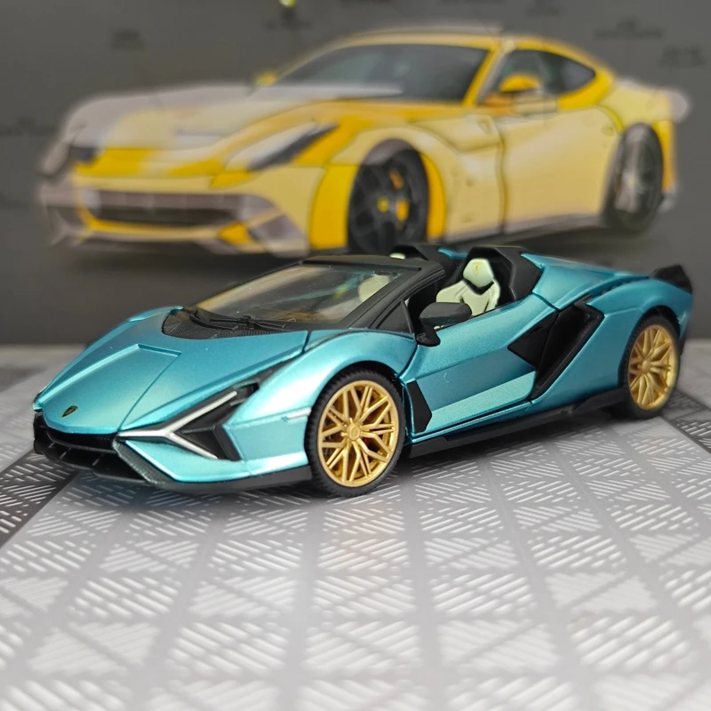1:32 Simulated Lamborghini sian alloy car model convertible supercar gift, doors and hood can be opened
1:32 Simulated Lamborghini sian alloy car model convertible supercar gift, doors and hood can be opened