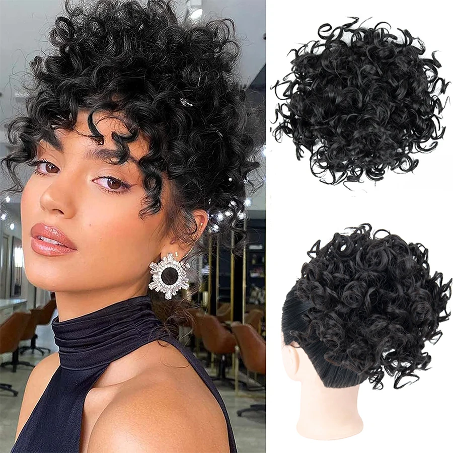 New Messy Hair Bun Hair Piece Elastic Drawstring Loose Wave Large Curly Bun Synthetic Ponytail Extension Hair Bun For Women 1Pc
New Messy Hair Bun Hair Piece Elastic Drawstring Loose Wave Large Curly Bun Synthetic Ponytail Extension Hair Bun For Women 1Pc