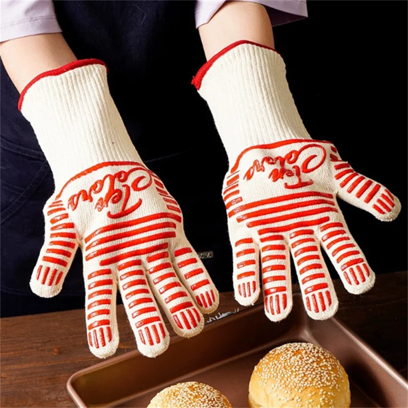 Anti Scald Gloves Anti Slip Silicone Strips Oven Microwave Oven Specific Insulated Gloves Five Finger Kitchen And Home Baking
Anti Scald Gloves Anti Slip Silicone Strips Oven Microwave Oven Specific Insulated Gloves Five Finger Kitchen And Home Baking