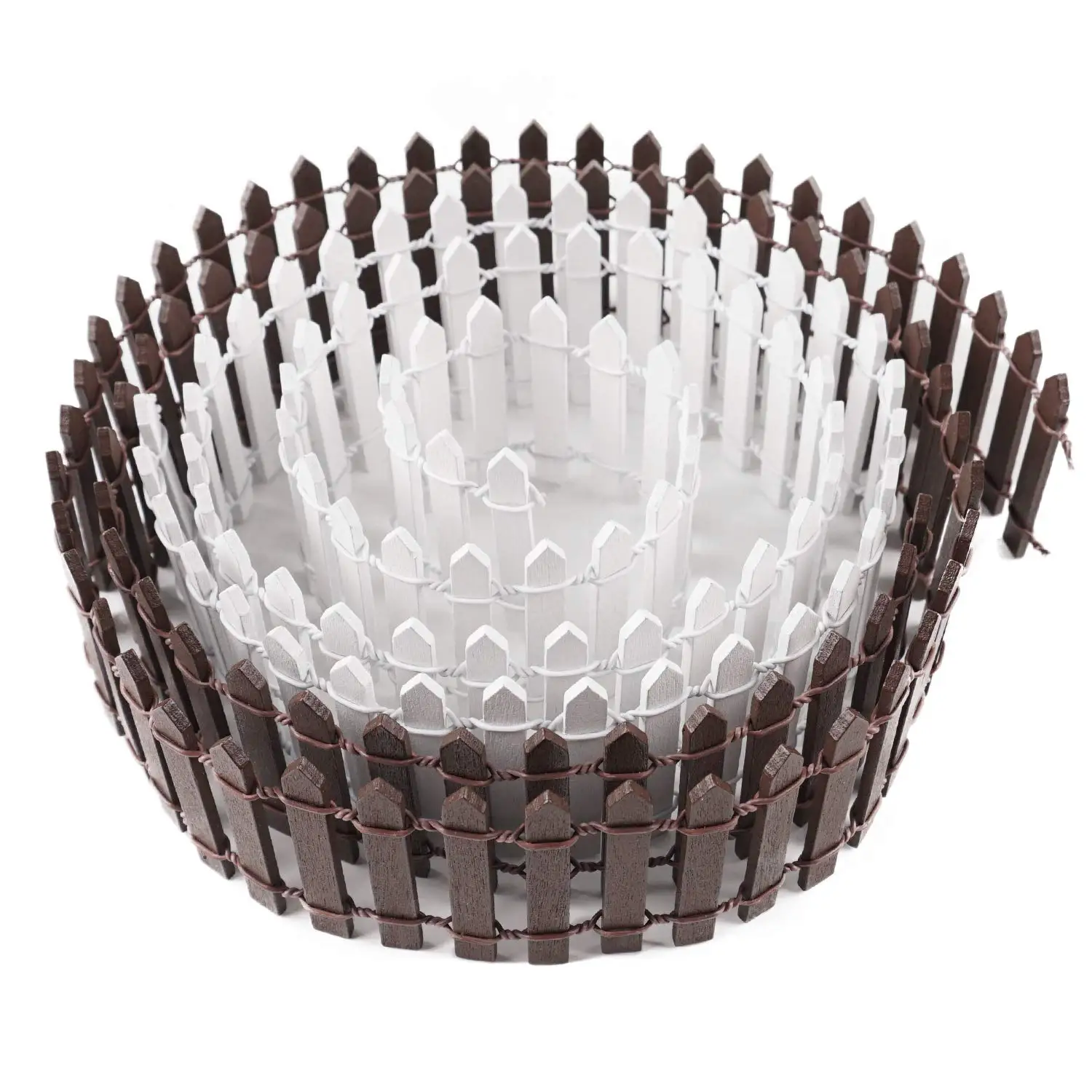 Miniature Fairy Garden Fence, 2 Pcs Mini Fence for Fairy Garden, 40 Inch Fairy Garden Fence and Gate, Brown and White
Miniature Fairy Garden Fence, 2 Pcs Mini Fence for Fairy Garden, 40 Inch Fairy Garden Fence and Gate, Brown and White