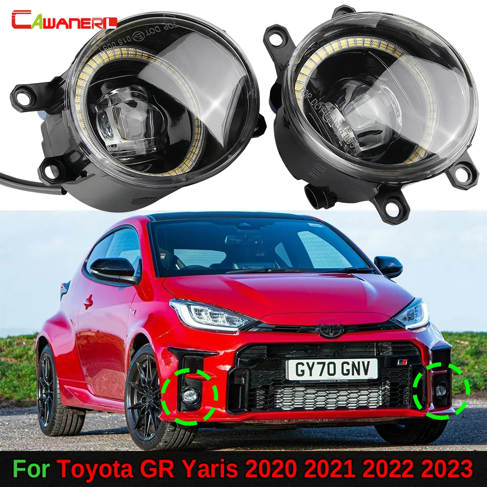 2 Pieces 30W Car LED Lens Fog Light with Angel Eye Daytime Running Lamp DRL H11 For Toyota GR Yaris 2020 2021 2022 2023
2 Pieces 30W Car LED Lens Fog Light with Angel Eye Daytime Running Lamp DRL H11 For Toyota GR Yaris 2020 2021 2022 2023