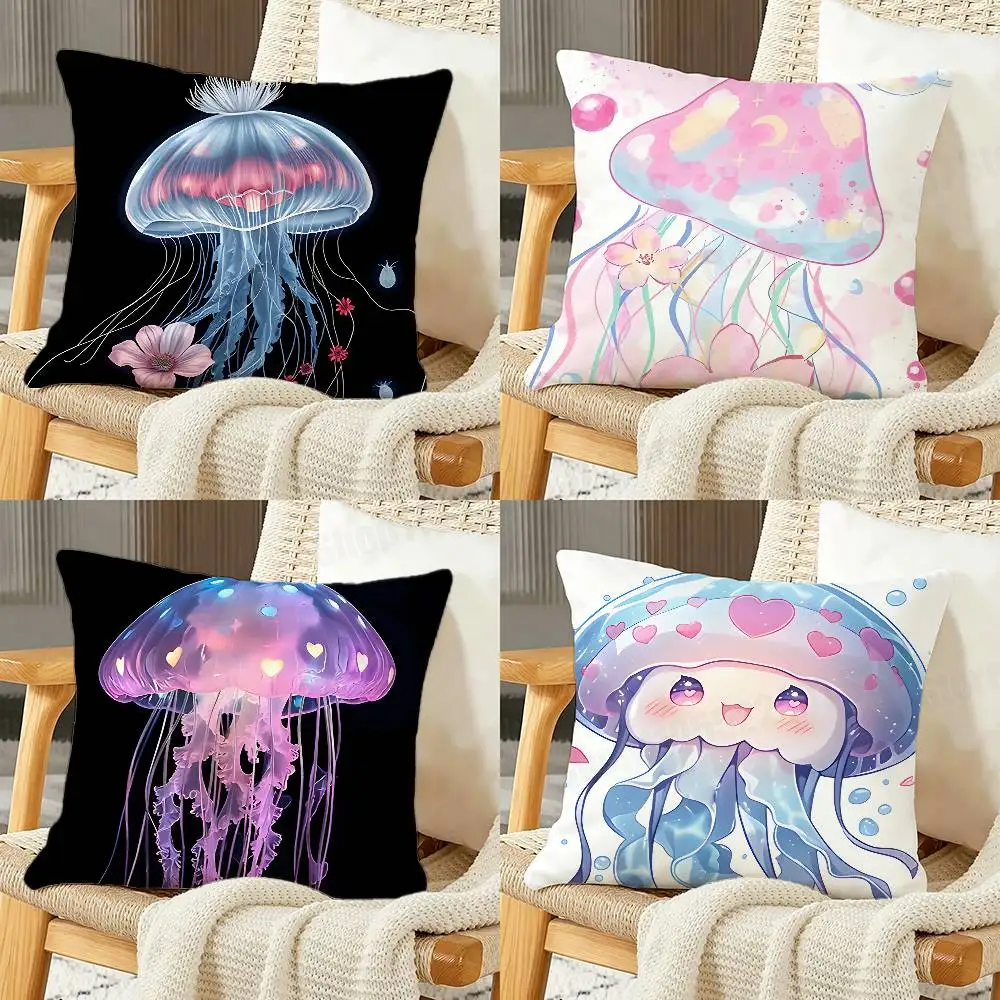 Jellyfish Marine life Cut Print Throw Pillow Cover Square Cushion Case for Living Room Bedroom Decor
Jellyfish Marine life Cut Print Throw Pillow Cover Square Cushion Case for Living Room Bedroom Decor