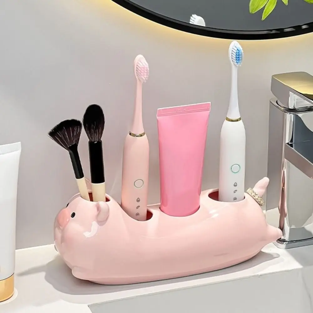 Cartoon Pig Electric Toothbrush Holder Space Saving Ceramic Electric Toothbrush Stand Waterproof Decorative Washbasin Rack
Cartoon Pig Electric Toothbrush Holder Space Saving Ceramic Electric Toothbrush Stand Waterproof Decorative Washbasin Rack