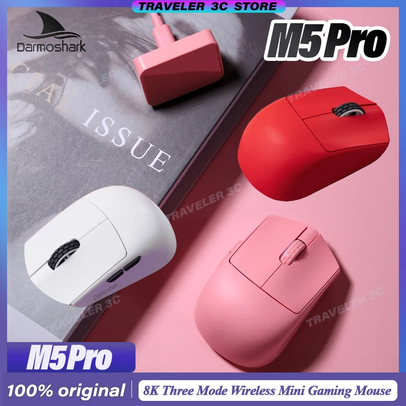 Darmoshark M5 Pro Three Mode Gaming Mouse PAW3950 E-SPORT Sensor Nordic52840 NPX Master Low Latency Connection 8K Laptop Gift PC
Darmoshark M5 Pro Three Mode Gaming Mouse PAW3950 E-SPORT Sensor Nordic52840 NPX Master Low Latency Connection 8K Laptop Gift PC