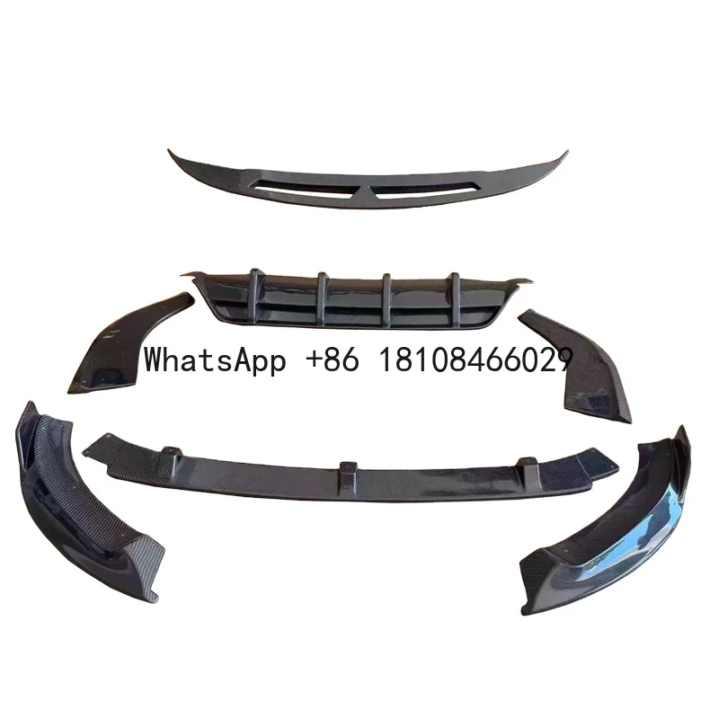 Real Carbon Fiber Front Bumper Bodykit Lip with Rear Diffuser GLB Spoiler for Benz GLB 53 X247 Exterior Accessories Install
Real Carbon Fiber Front Bumper Bodykit Lip with Rear Diffuser GLB Spoiler for Benz GLB 53 X247 Exterior Accessories Install