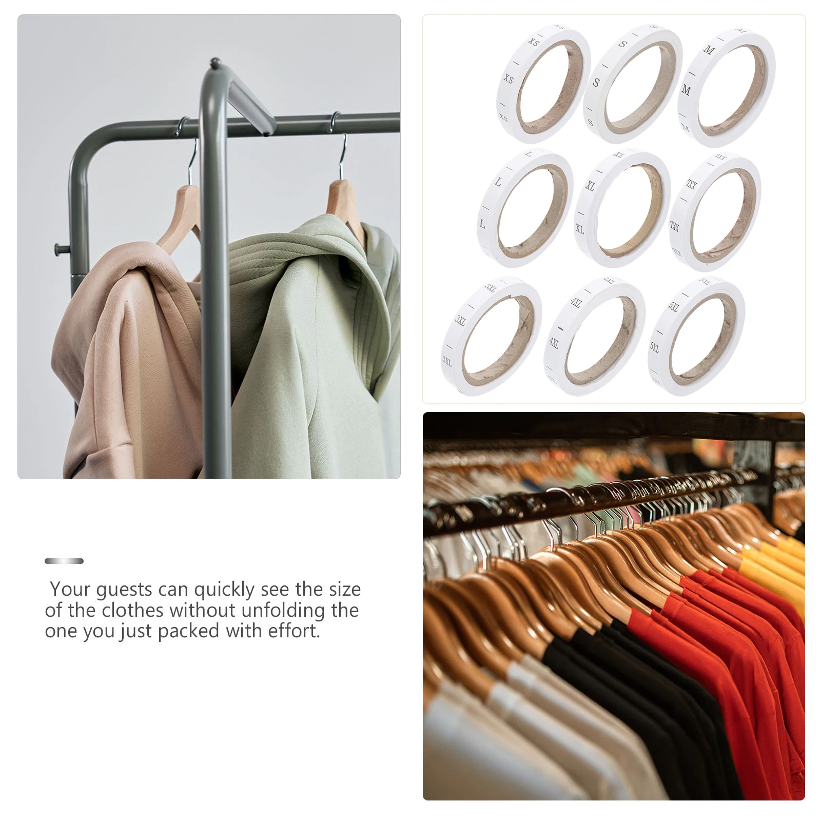8 White Labels XS-4XL Sewing Tags for Clothing Textile Letter Labels Universal Apparel Size Tag Clothes Size Label File Folder
8 White Labels XS-4XL Sewing Tags for Clothing Textile Letter Labels Universal Apparel Size Tag Clothes Size Label File Folder