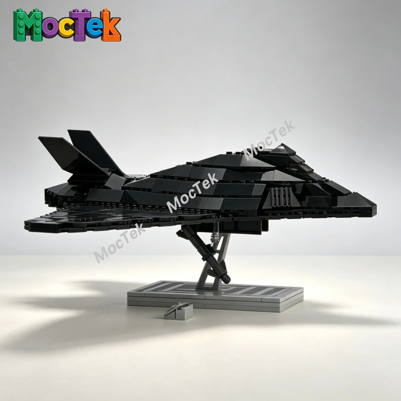 MOC Classic Low-Detectable Military Jet Building Block Set - Black Stealth Attack Plane Model, Creative Puzzle Toy Gift336pcs
MOC Classic Low-Detectable Military Jet Building Block Set - Black Stealth Attack Plane Model, Creative Puzzle Toy Gift336pcs