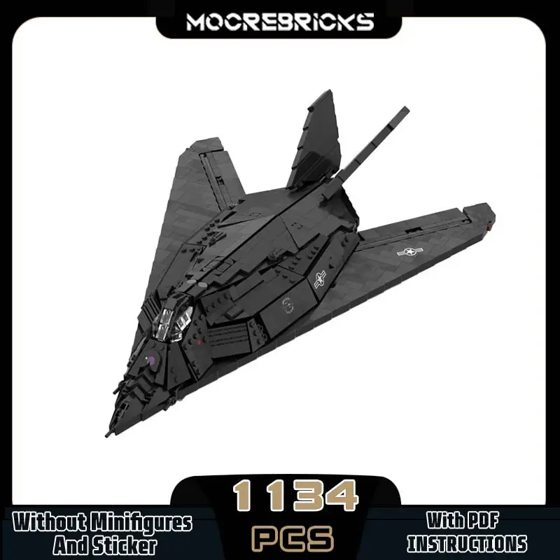 WW2 Building Block Military Weapons F-117 Nighthawk Fighter MOC Loadable Figures Soldiers Bricks Kit DIY Model Boy Toy Xmas Gift
WW2 Building Block Military Weapons F-117 Nighthawk Fighter MOC Loadable Figures Soldiers Bricks Kit DIY Model Boy Toy Xmas Gift