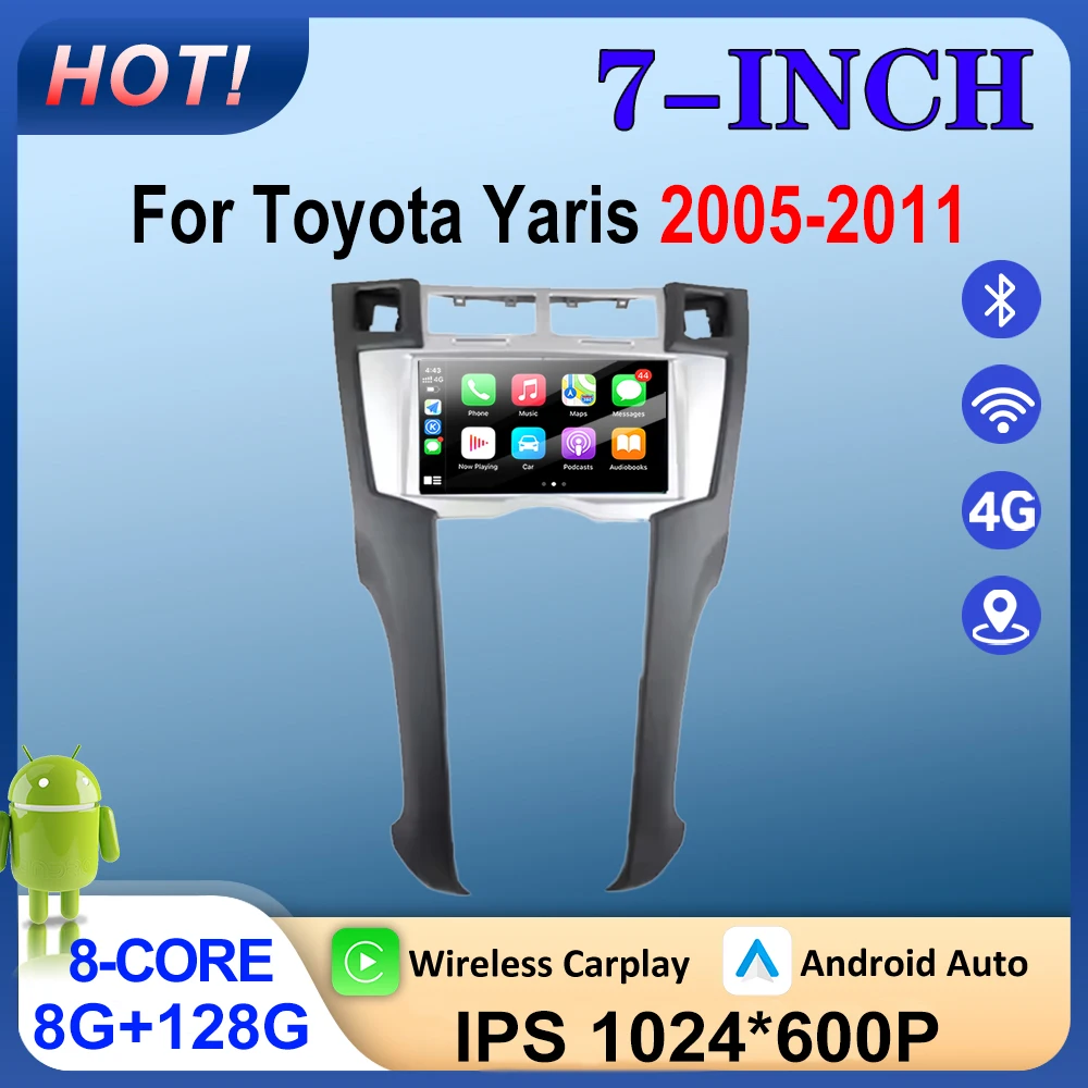Bluetooth Android 16 WiFi For Toyota Yaris 2005-2011 Car Radio Multimedia Player DSP Stereo GPS 4G DSP WiFi QLED Screen Auto
Bluetooth Android 16 WiFi For Toyota Yaris 2005-2011 Car Radio Multimedia Player DSP Stereo GPS 4G DSP WiFi QLED Screen Auto