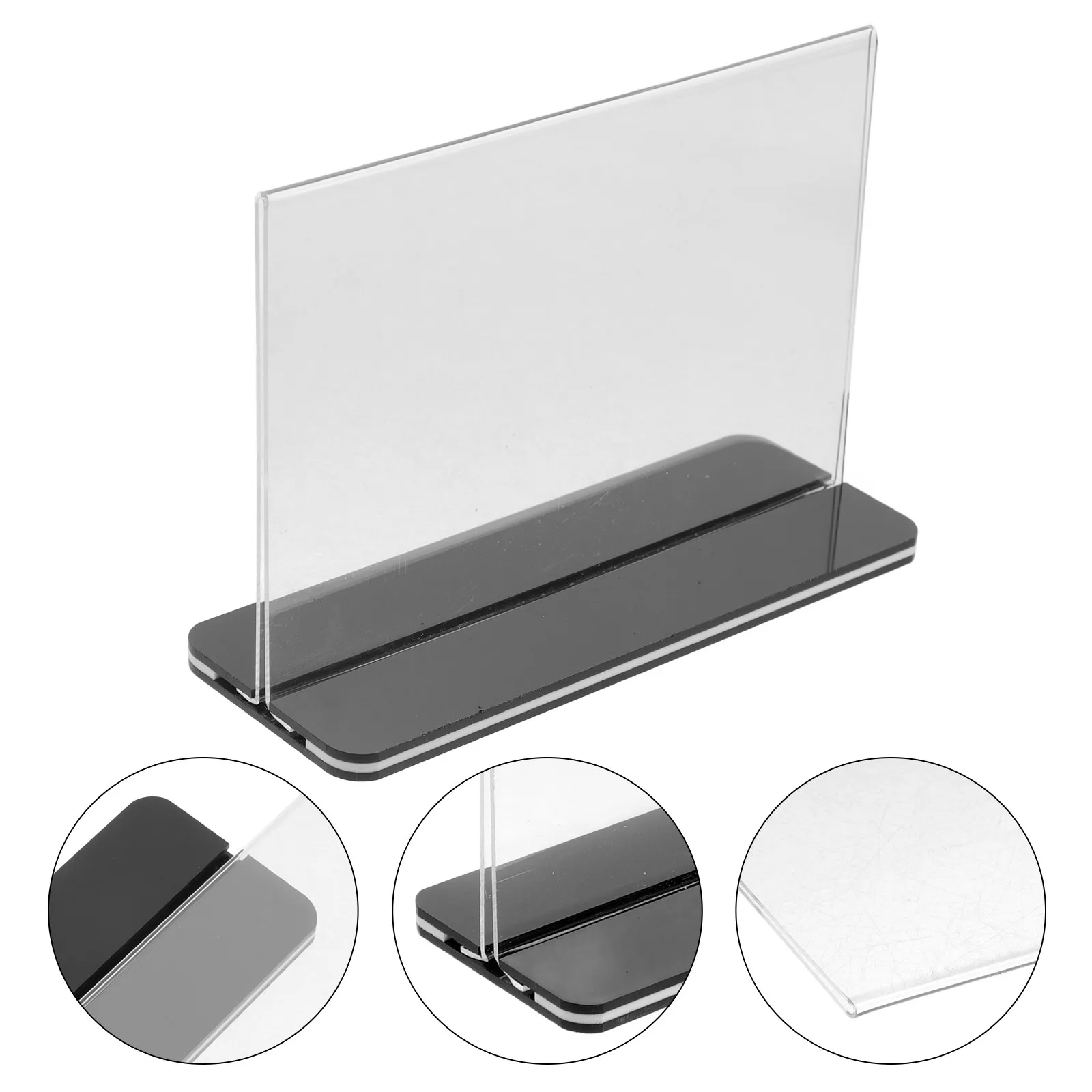 Акриловая подставка для табличек А6, горизонтальная, прозрачная, выдвижная, для меню, листовок, фотографий
Акриловая подставка для табличек А6, горизонтальная, прозрачная, выдвижная, для меню, листовок, фотографий