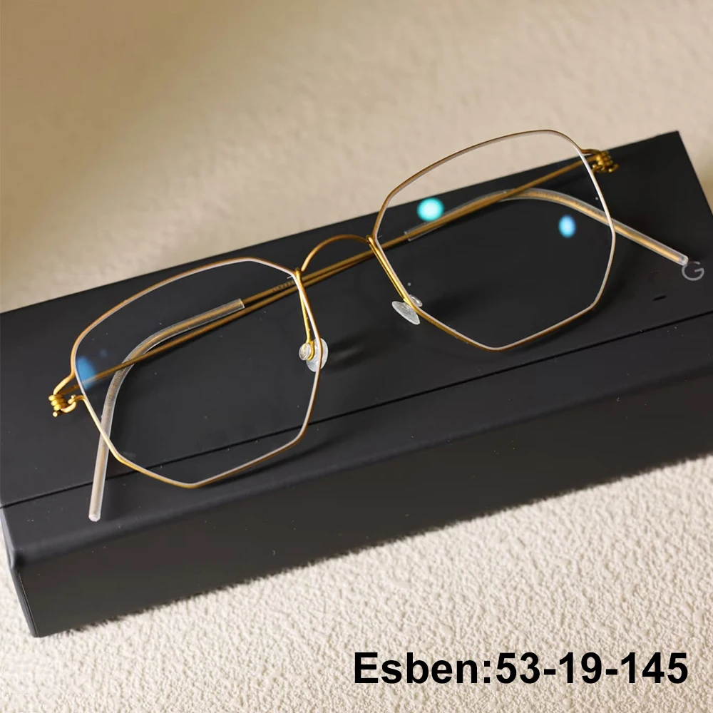 Denmark Brand Polygon Glasses Frames ESBEN High Quality Men Women Air Titanium Eyeglasses Screwless Irregular Eyewear Spectacle
Denmark Brand Polygon Glasses Frames ESBEN High Quality Men Women Air Titanium Eyeglasses Screwless Irregular Eyewear Spectacle