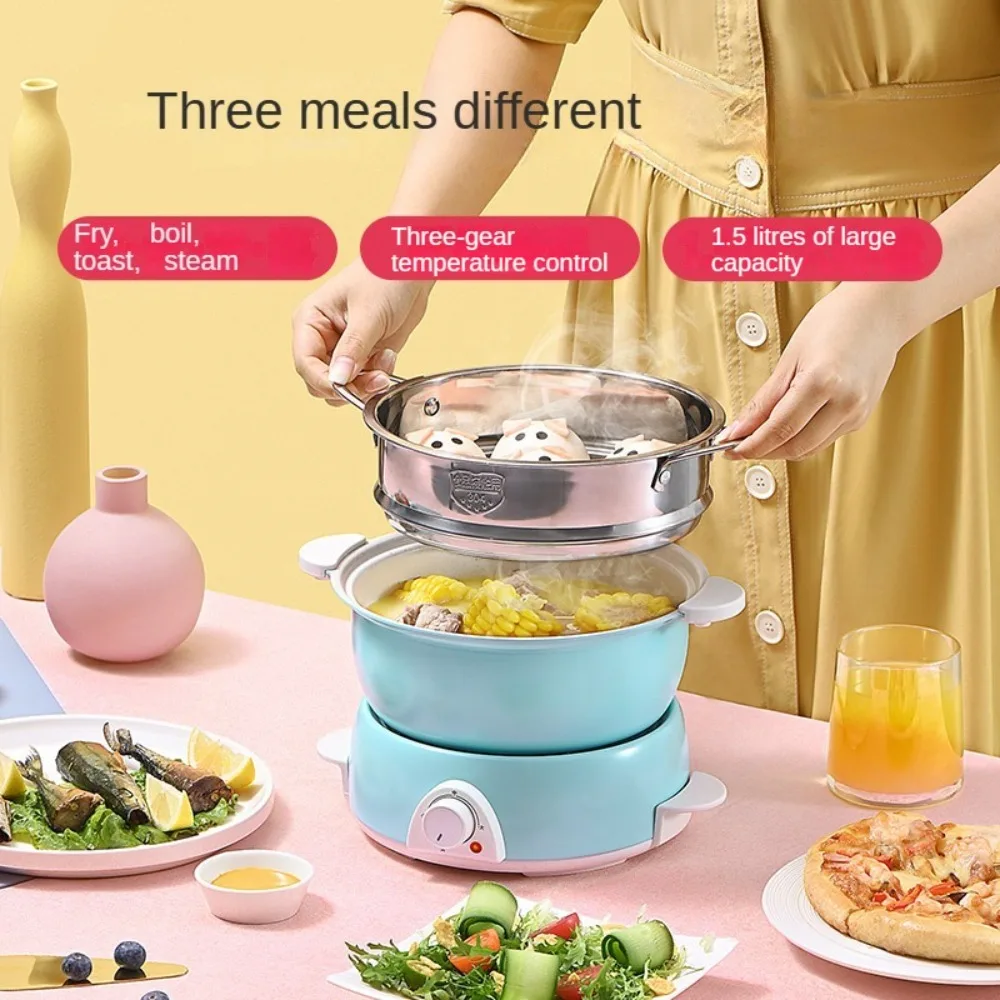 Multi-Function Electric Hot Pot- 5-in-1 Cooker with Detachable Pots Steam/Fry/Stew, Aluminum Alloy & Stackable Design Easy Clean
Multi-Function Electric Hot Pot- 5-in-1 Cooker with Detachable Pots Steam/Fry/Stew, Aluminum Alloy & Stackable Design Easy Clean