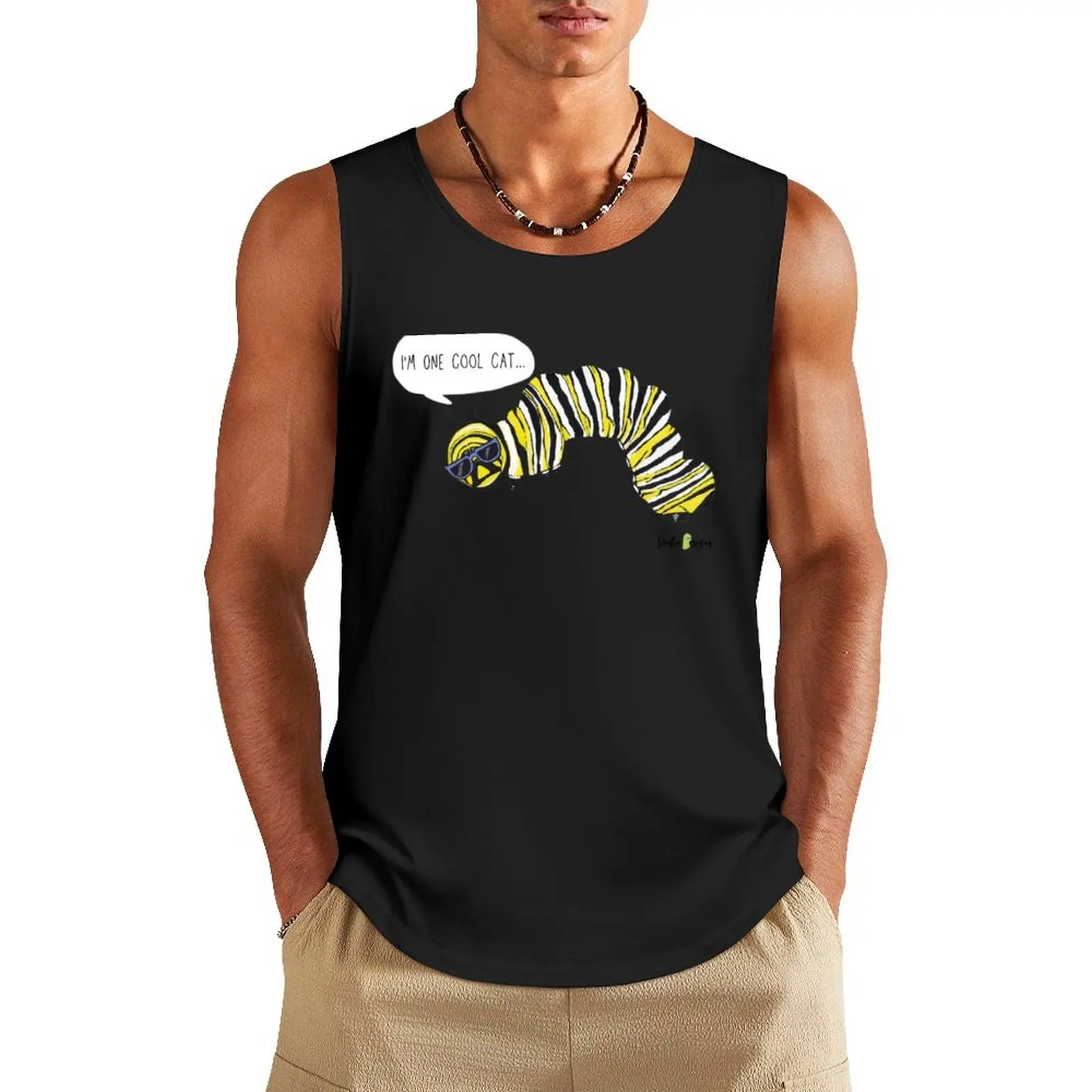 One Cool Cat(erpillar) Tank Top Men's clothing men clothing gym accessories man summer
One Cool Cat(erpillar) Tank Top Men's clothing men clothing gym accessories man summer