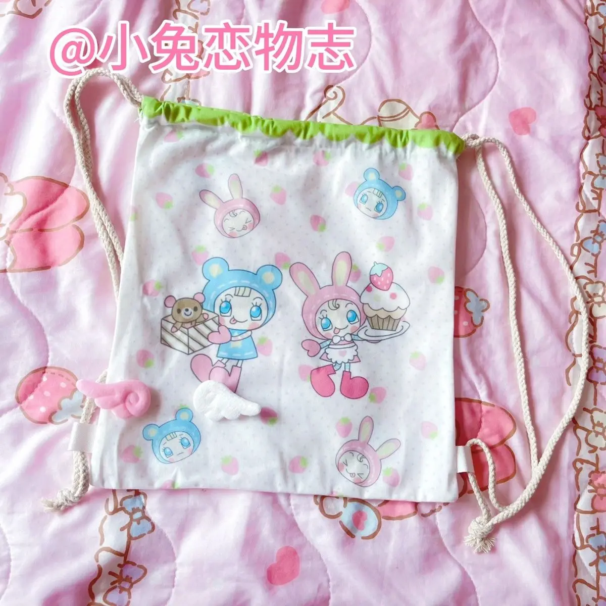 Японский мультяшный Mp милый большой вместительный рюкзак на шнурке, женские универсальные повседневные простые сумки для милых девочек
Японский мультяшный Mp милый большой вместительный рюкзак на шнурке, женские универсальные повседневные простые сумки для милых девочек