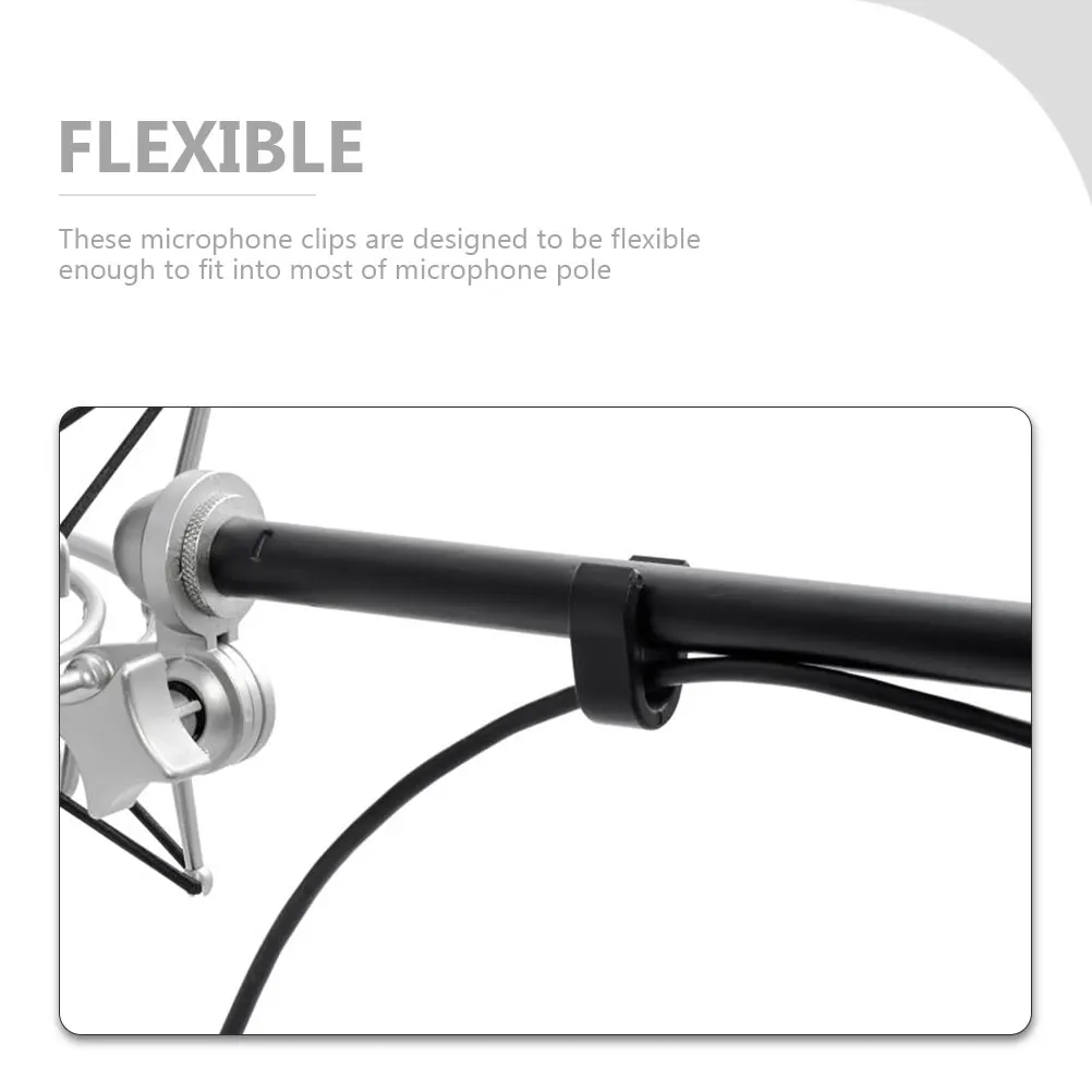 15pcs Microphone Wire Clips for Stand Cable ganizer Plastic Cord Clamp Pole Durable Toughness Mic Accessories Storage
15pcs Microphone Wire Clips for Stand Cable ganizer Plastic Cord Clamp Pole Durable Toughness Mic Accessories Storage