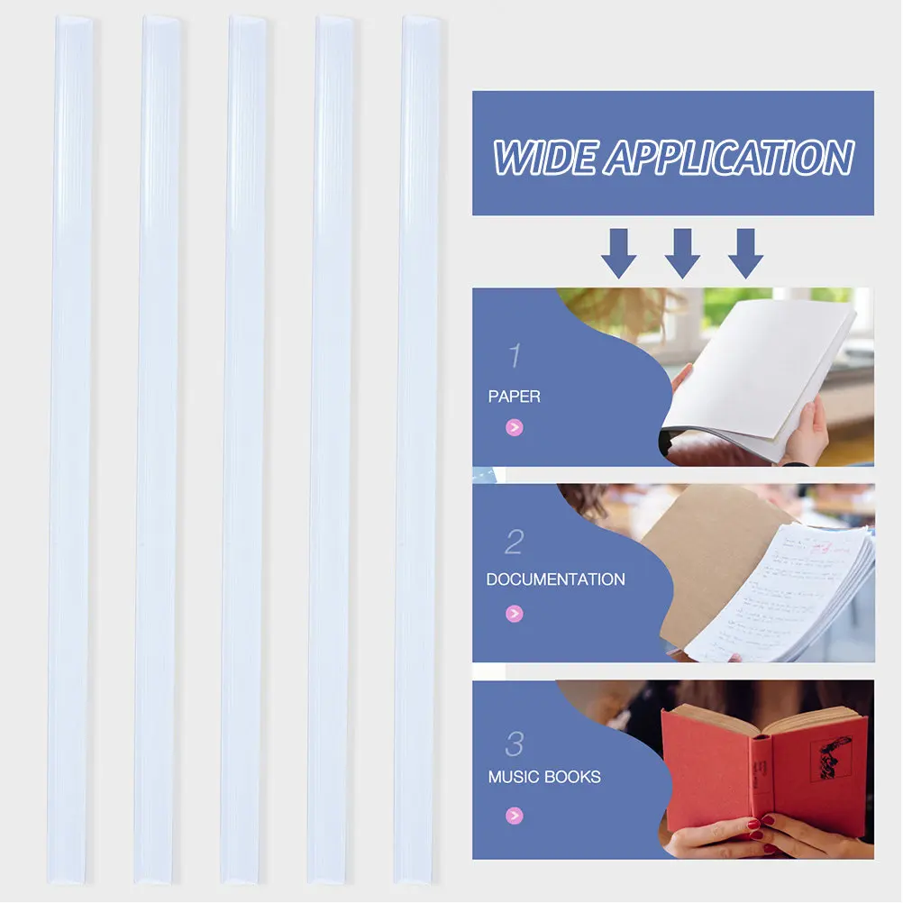 10Pcs Plastic Slide Binders Transparent Pull Rod Clips Strong Hold Document Binding Folders for Office School Home Spine Bars
10Pcs Plastic Slide Binders Transparent Pull Rod Clips Strong Hold Document Binding Folders for Office School Home Spine Bars