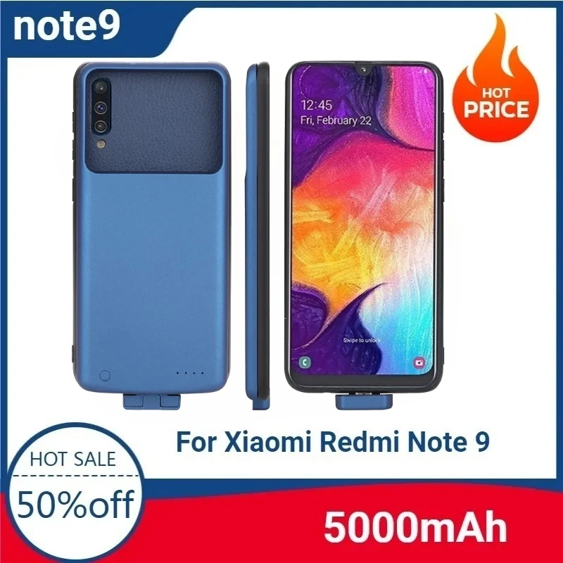 For Xiaomi Redmi Note 9 4G Backup Battery Cases 5000mAh External Battery Power Bank Portable Charging Cover New Powerbank Case
For Xiaomi Redmi Note 9 4G Backup Battery Cases 5000mAh External Battery Power Bank Portable Charging Cover New Powerbank Case
