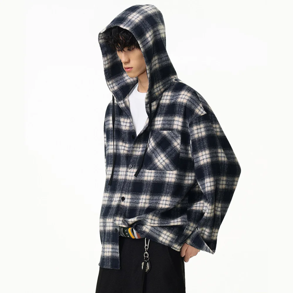 Men Autumn Loose Casual Thick Plaid Loose Casual Hooded Cargo Shirt Coat Women Oversize Shirts Jacket Cityboy Blouses
Men Autumn Loose Casual Thick Plaid Loose Casual Hooded Cargo Shirt Coat Women Oversize Shirts Jacket Cityboy Blouses