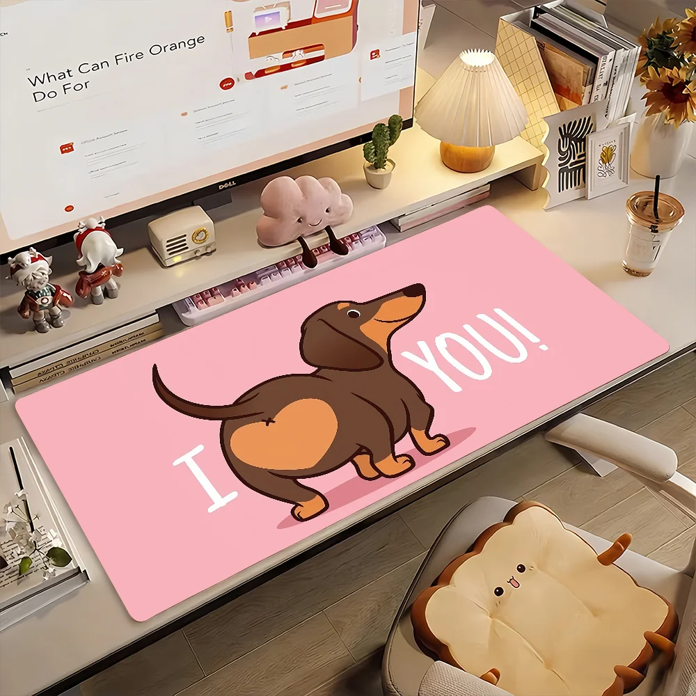 Коврик для мыши с мультяшным милым собакой-таксой, нескользящий, резиновый, для геймеров, балансирующий, компьютерный коврик, декоративный настольный коврик, для ноутбука, офисный, большой
Коврик для мыши с мультяшным милым собакой-таксой, нескользящий, резиновый, для геймеров, балансирующий, компьютерный коврик, декоративный настольный коврик, для ноутбука, офисный, большой